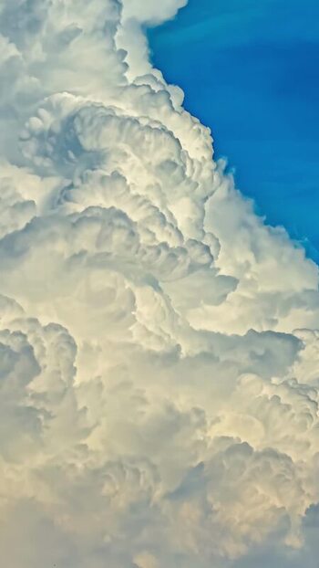 View of massive cumulus clouds Latvia. View of massive cumulus clouds Latvia.
