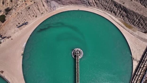Aerial view of turquoise pools United States. Aerial view of turquoise pools United States.