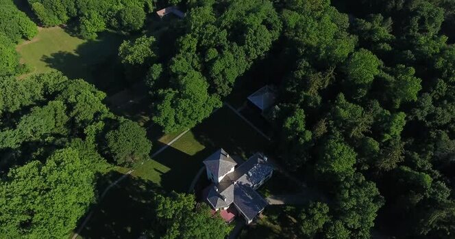 Aerial view of Locust Grove Historic Site United States. Aerial view of Locust Grove Historic Site United States.