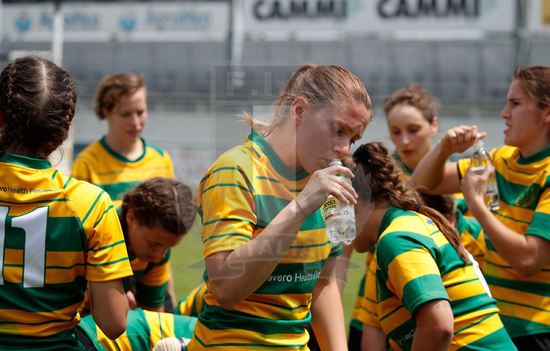 Finali Trofeo Interregionale U16 e Coppa Italia Femminile Seniores Femminile "Trofeo Rebecca Braglia", Calvisano (BS), Pata Stadium, 2-3 Giugno 2018. Le ragazze del Montebelluna prima dell\