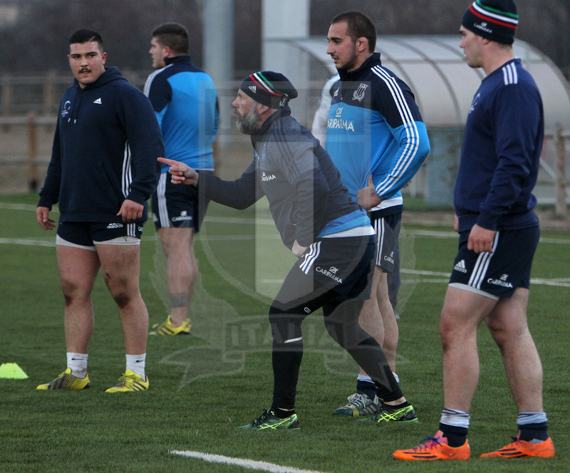 Rbs Sei Nazioni, raduno della Nazionale U20, Parma 24/01/2017, allenamento,