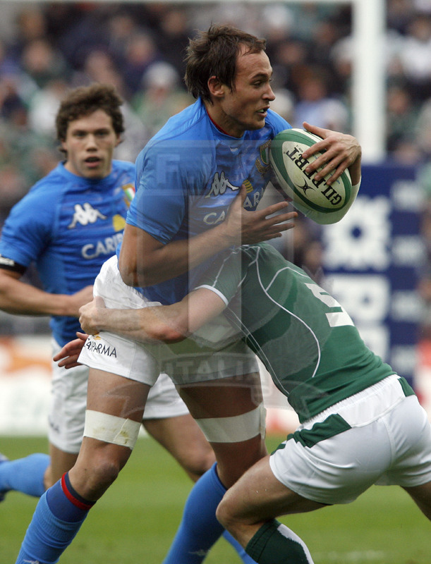 Rbs Sei Nazioni 2008, Dublino, Croke Park 02/02/2008, Irlanda v Italia, Foto Daniele Resini/Fotosportit