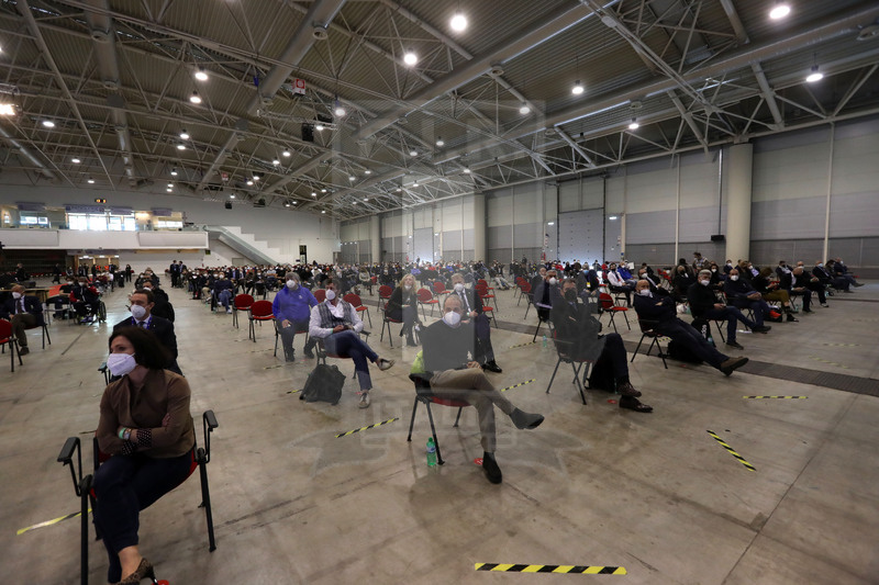 Assemblea generale ordinaria elettiva Fir, Roma, Nuova Fiera di Roma 13/03/2021. Foto Daniele Resini/Fotosportit