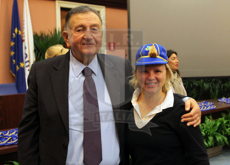 Cerimonia di consegna dei Cap alle atlete delle Nazionali femminili, Roma, salone d\