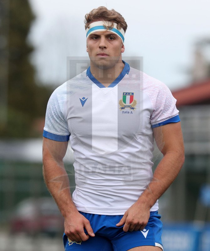 Nazionale A, Test Match 2021, Padova, stadio Plebiscito 14/11/2021, Italia A v Uruguay, Lorenzo Cannone. Foto Daniele Resini/Fotosportit