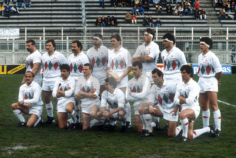 Selezioni Nazionali 1988, Roma, stadio Flaminio 15/03/1988, XV del Presidente v All Stars.