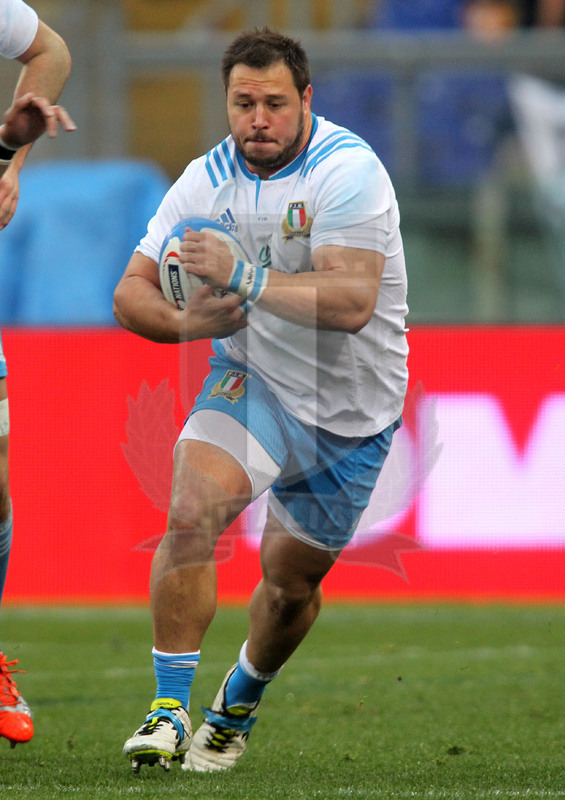 RBS Sei Nazioni 2015, Roma, stadio Olimpico 15/03/2015, Italia v Francia, Alberto De Marchi. Foto Daniele Resinio/Fotosportit