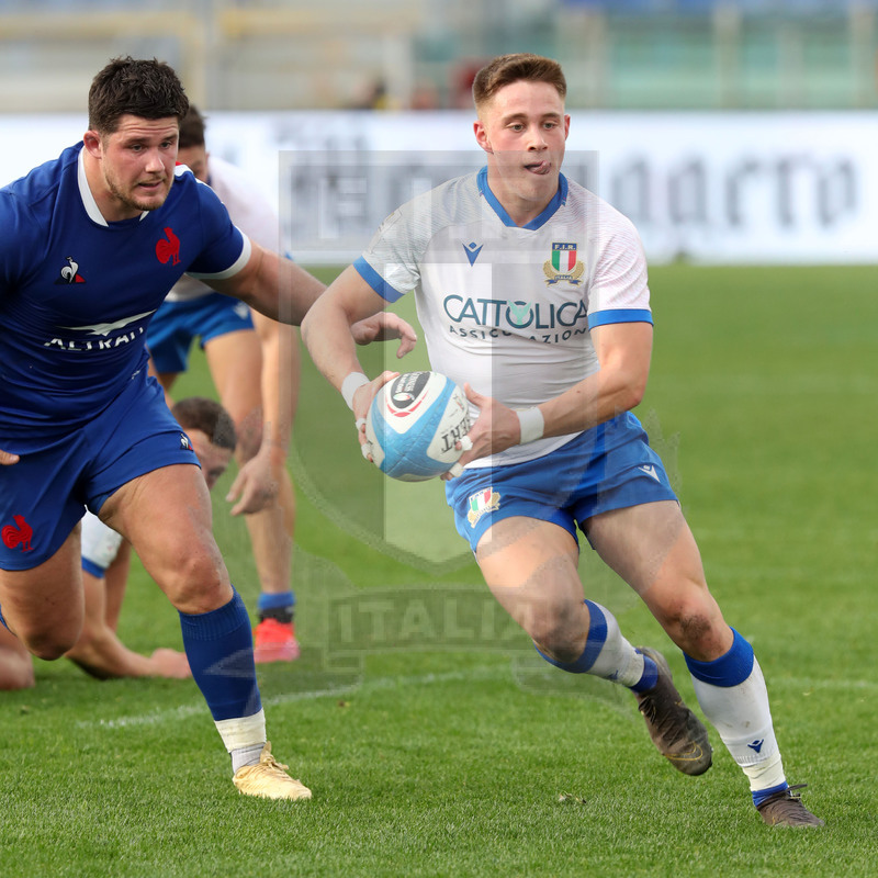 Guinness Sei Nazioni 2021, Round 1, Roma, stadio Olimpico 06/02/2021, Italia v Francia, Stephen Varney. Foto Daniele Resini/Fotosportit
