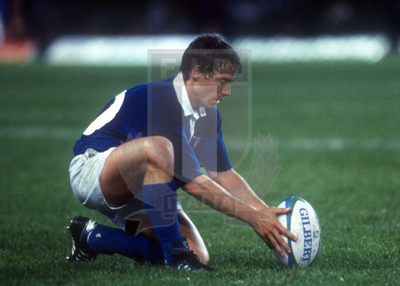 Rugby World Cup 1995, Pool B, Durban, Kings Park 31/05/1995, Inghilterra v Italia, Diego Dominguez al calcio piazzato. Foto Daniele Resini/Fotosportit