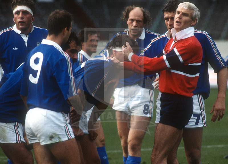 Rugby World Cup 1987, Pool 3, Christchurch, Lancaster Park 28/05/1987, Argentina v Italia, Foto Daniele Resini/Fotosportit