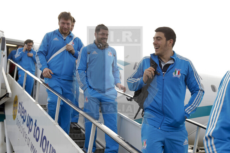 RBS 6 Nazioni 2013, Edimburgo, 08/02/2013, Scozia v Italia, il viaggio degli Azzurri a Edimburgo, Gori, Masi e Pavanello.