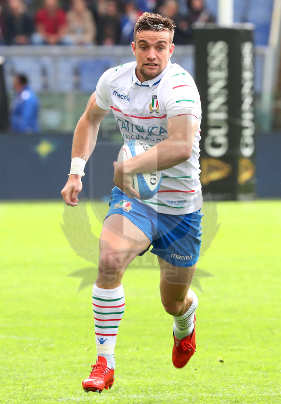 Guinness Sei Nazioni 2019, Round 5, Roma, stadio Olimpico 16/03/2019, Italia v Francia, Edoardo Padovani. Foto Daniele Resini/Fotosportit