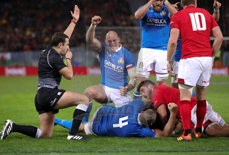 Guinness Sei Nazioni 2016, Round 2, Roma, Stadio Olimpico, 9/02/2019, Italia v Galles. L\