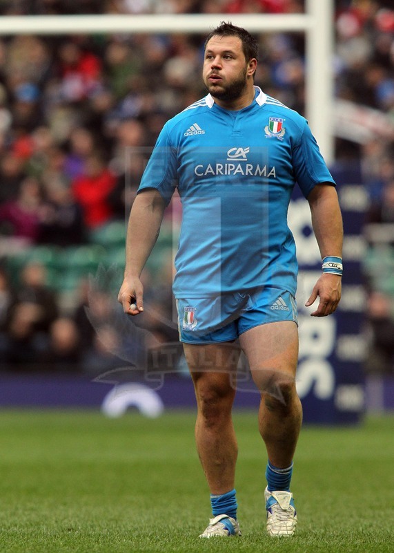 Sei Nazioni 2013, Twickenham 10/03/2013, Inghilterra v Italia, Andrea De Marchi.