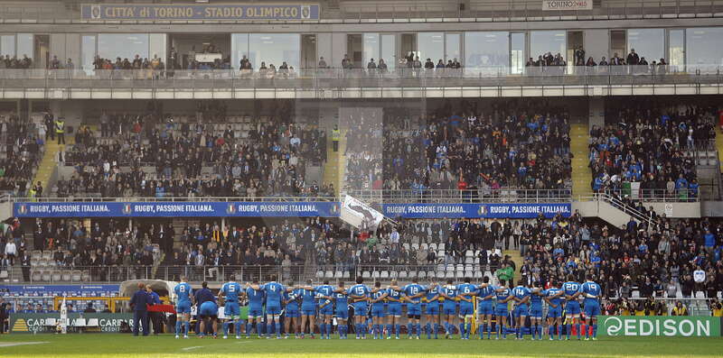 Cariparma Test Match 2013 - 09/11/2013 - Torino, Stadio Olimpico - Italia v Australia - Azzurri schierati per l\
