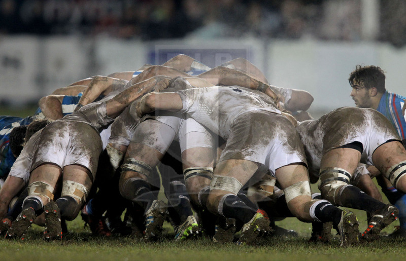 RBS Sei Nazioni 2015, Devonport 13/02/2015, Inghilterra U20 v Italia U20, Luca Petrozzi introduce in chiusa.