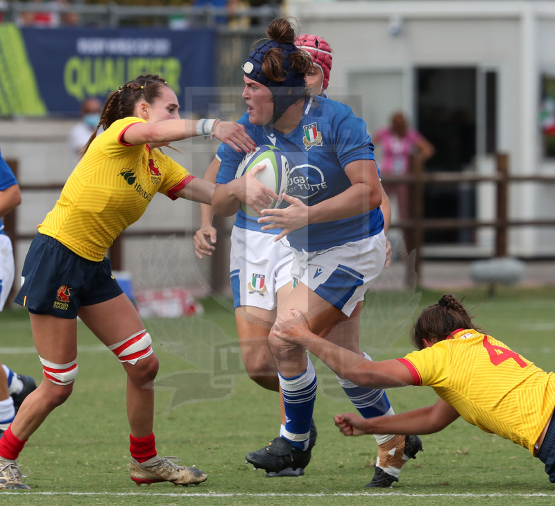 Rugby World Cup 2021 Women, Qualifier, Parma, stadio Lanfranchi 25/09/2021, Italia Donne v Spagna Donne.Foto Daniele Resini/Fotosportit