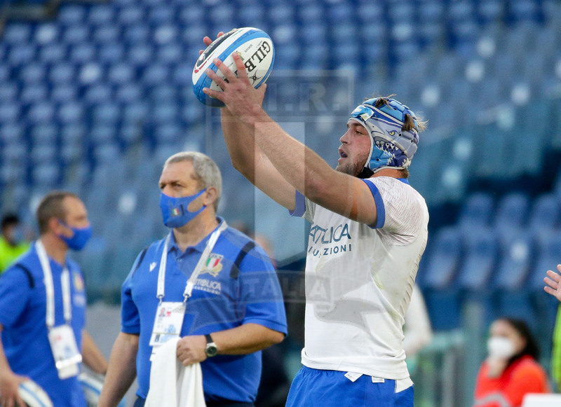 Guinness VI Nazioni 2021, Roma, Stadio Olimpico, 6/02/2021, Italia v Francia. Gianmarco Lucchesi. Foto Roberto Bregani/Fotosportit
