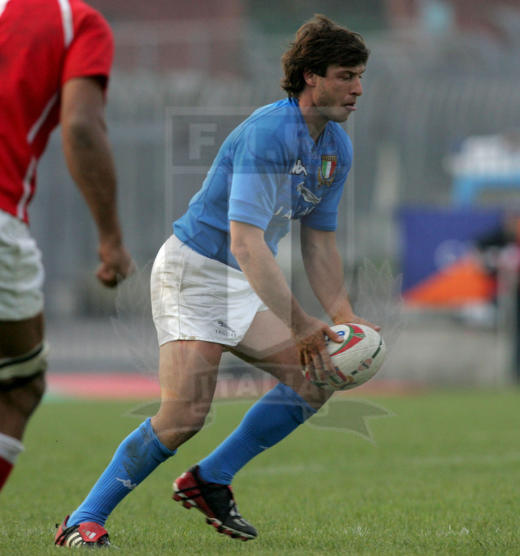 Test match 2005, Prato, stadio Chersoni 12/11/2005, Italia v Tonga, Ramiro Pez. Foto Daniele Resini/Fotosportit
