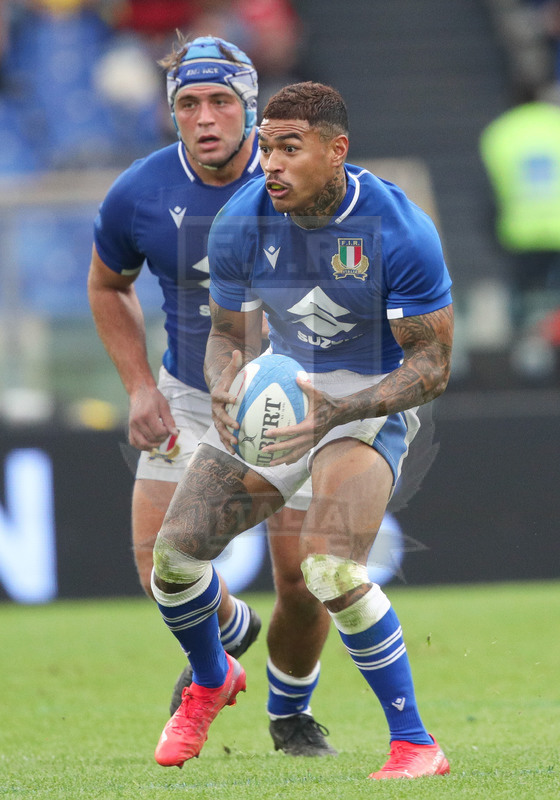 Autumn Nations Series 2021, Roma, Stadio Olimpico, 6-11-2021, Italia vs Nuova Zelanda. Montanna Ioane.   Foto: Roberto Bregani/Fotosportit
