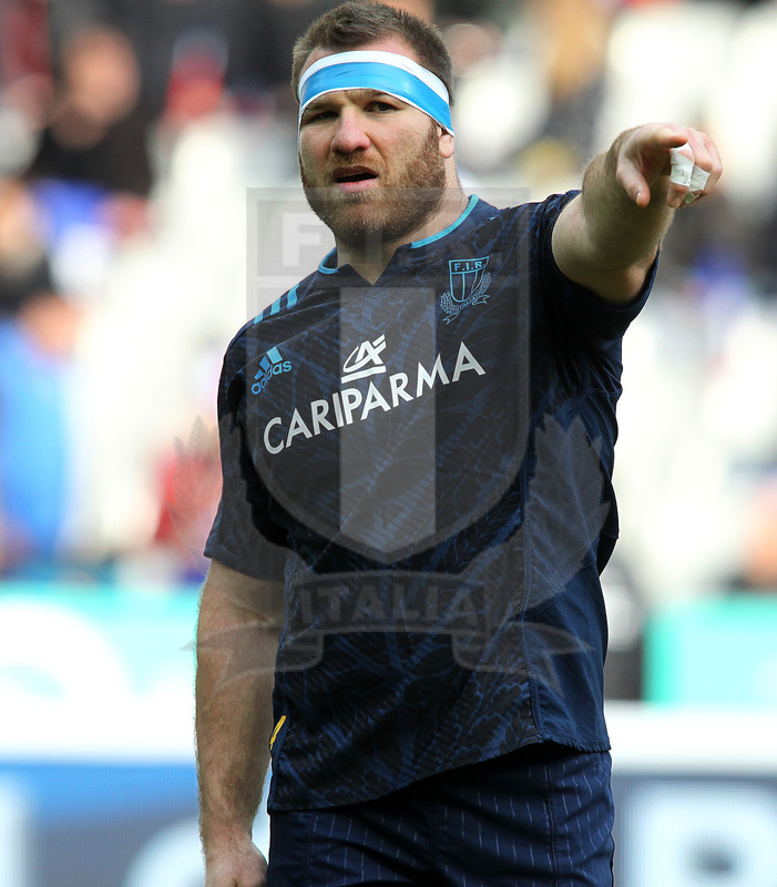 Rbs Sei Nazioni 2016, round 1, Parigi, Stade de France 06/02/2016, Francia v Italia, warm-up, Lorenzo Cittadini. Foto Daniele Resini/Fotosportit