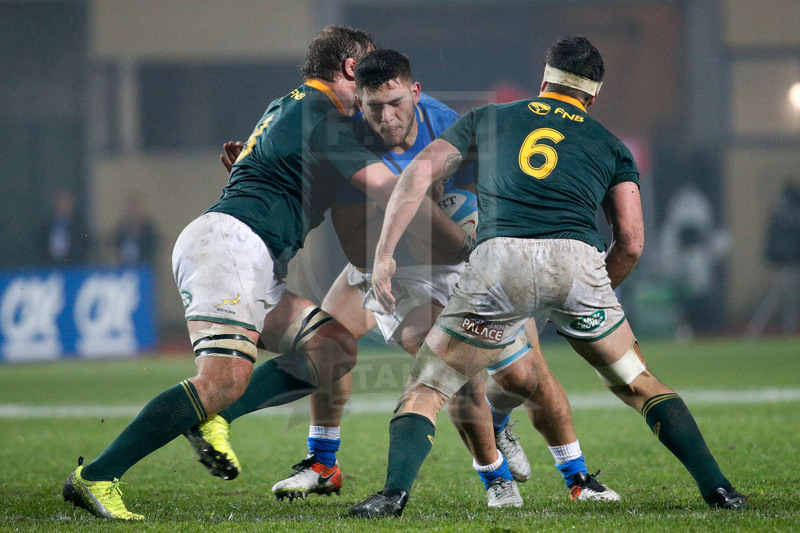 Credit Agricole Cariparma Test Match 2017, Padova, Stadio Euganeo, 25-11-2017, Italia v Sudafrica. Foto: Roberto Bregani / Fotosportit