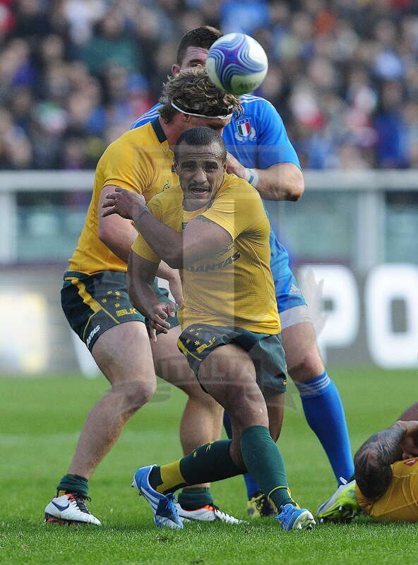 Cariparma Test Match 2013 - 09/11/2013 - Torino, Stadio Olimpico - Italia v Australia - WIll Genia apre palla