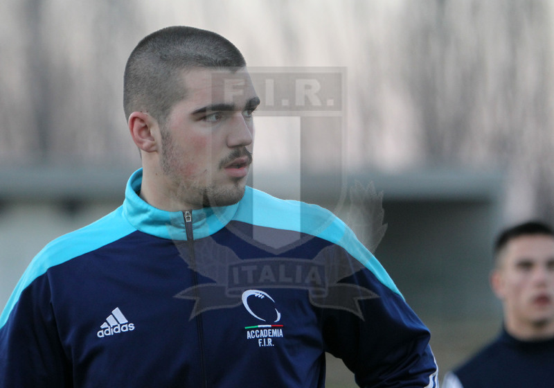 Rbs Sei Nazioni, raduno della Nazionale U20, Parma 24/01/2017, allenamento,