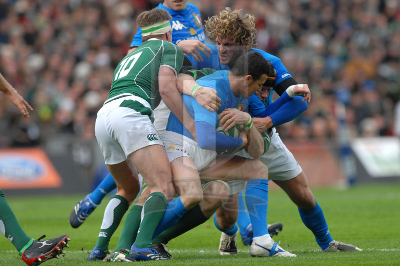 Rbs Sei Nazioni 2008, Dublino, Croke Park 02/02/2008, Irlanda v Italia, Foto Francesca Battilani