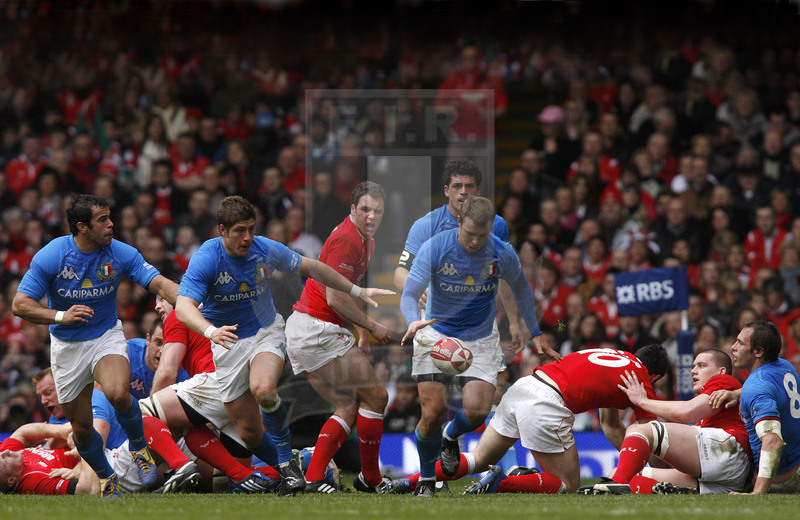 Rbs Sei Nazioni 2008, Cardiff, Millennium Stadium 23/02/2008, Galles v Italia, Foto Daniele Resini/Fotosportit