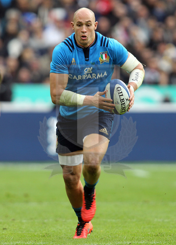 Rbs Sei Nazioni 2016, round 1, Parigi, Stade de France 06/02/2016, Francia v Italia, Sergio Parisse. Foto Daniele Resini/Fotosportit
