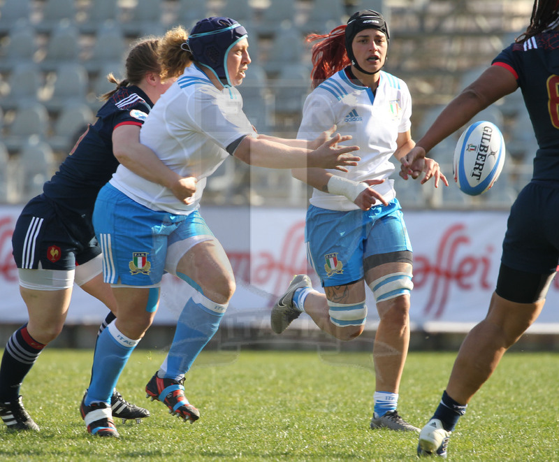 RBS Sei Nazioni Donne 2017, Parma, stadio Sergio Lanfranchi 12/03/2017, Italia Donne v Francia Donne, Elisa Cocchiella. Foto Daniele Resini/Fotosportit