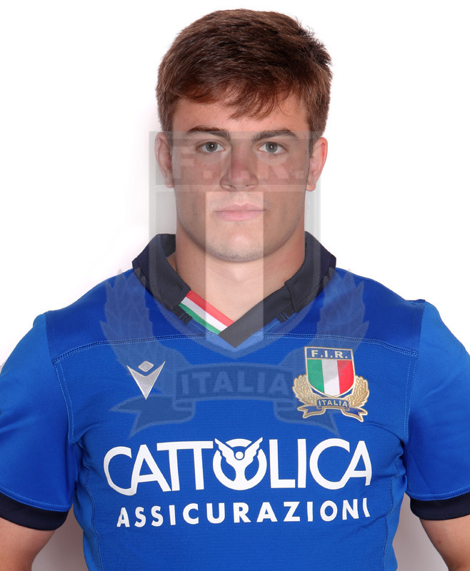 Guinness Sei Nazioni U20 2021, Parma, Cittadella del Rugby 15/06/2021, raduno Nazionale U20, profili individuali di giocatori e staff, Manfredi ALBANESE-GINAMMI, Calvisano.