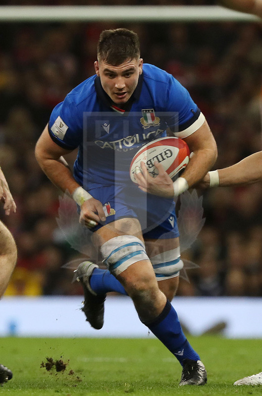 Guinness Sei Nazioni 2020, Round 1, Cardiff, Principality Stadium 01/02/2020, Galles v Italia, Jake Polledri. Foto Daniele Resini/Fotosportit