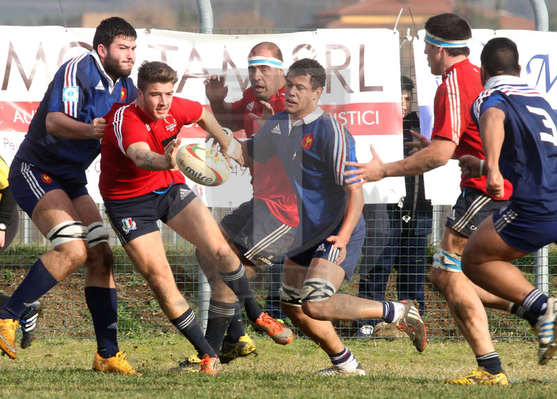 Benevento, 10 gennaio 2014, Nazionale italiana Under 20 v Accademia di Marcoussis, l\