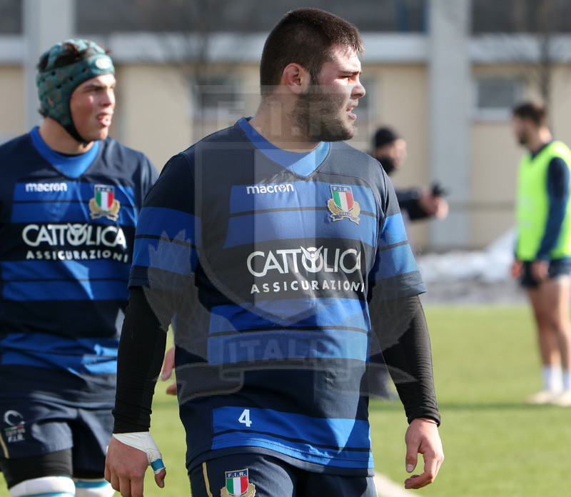 Sei Nazioni 2021, Parma, Cittadella del Rugby 12/01/2021, raduno della Nazionale U20, sessione di allenamento,