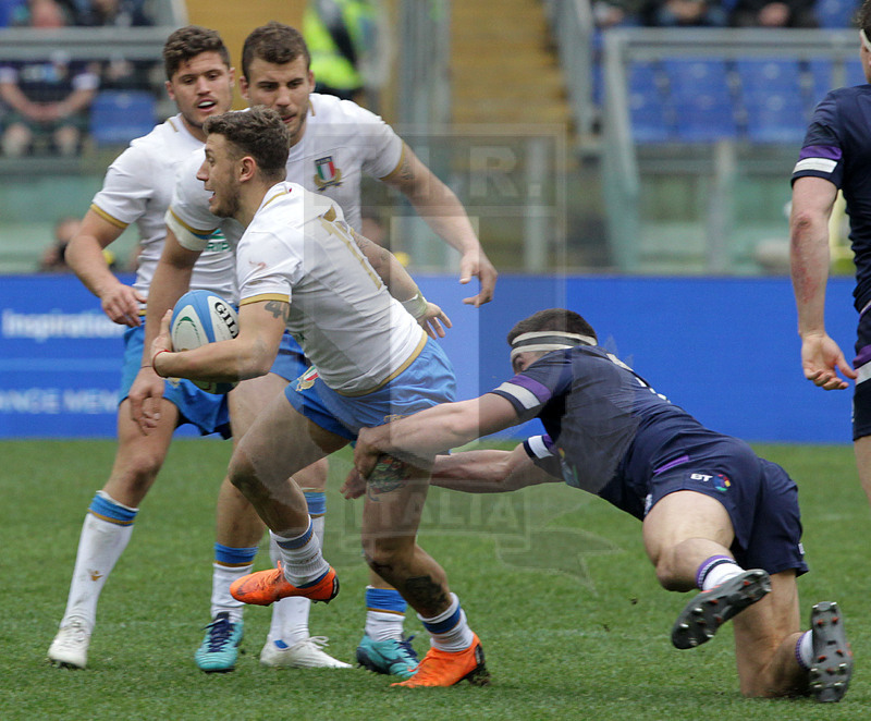 Natwest Sei Nazioni 2018, round 5, Roma stadio Olimpico 17/03/2018, Italia v Scozia,