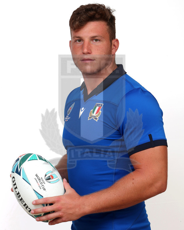 Rugby World Cup 2019, Pergine (Valsugana) 12/07/2019, raduno della Nazionale maggiore, profili individuali di atleti e staff, Giovanni Licata, Terza Linea, Zebre Rugby Club, 7 cap.