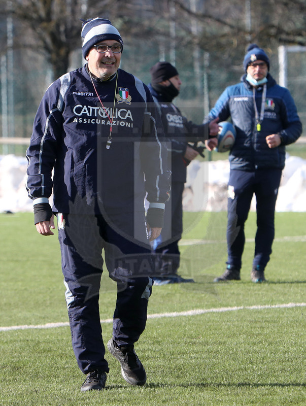 Sei Nazioni 2021, Parma, Cittadella del Rugby 12/01/2021, raduno della Nazionale U20, sessione di allenamento, l\