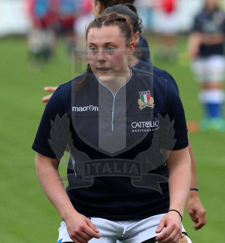Sei Nazioni Donne 2021, Parma, stadio Lanfranchi 10/04/2021, Italia v Inghilterra, warm - up, Erika Skofca. foto Daniele Resini/Fotosportit