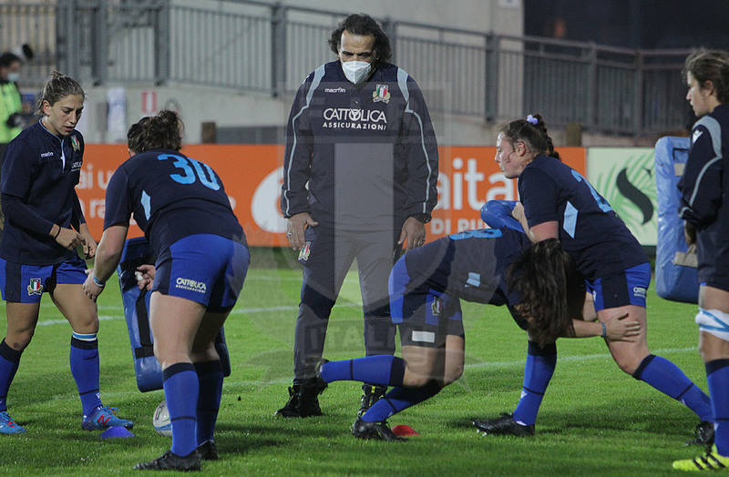 Guinness Sei Nazioni Donne 2020, Round 5, Parma, Cittadella del Rugby 01/11/2020, Italia Donne v Inghilterra Donne, warm up, l\