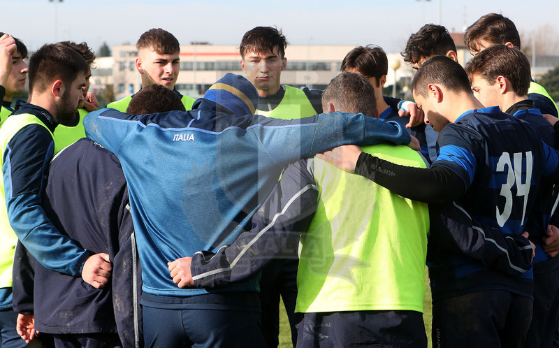 Sei Nazioni 2021, Parma, Cittadella del Rugby 12/01/2021, raduno della Nazionale U20, sessione di allenamento,