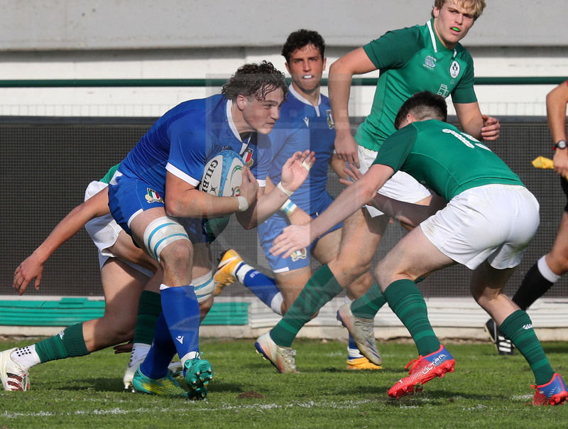 Test match U18, Trviso, stadio di Monigo, Italia U18 v Irlanda U18, Jacopo Botturi. Foto Daniele Resini/Fotosportit