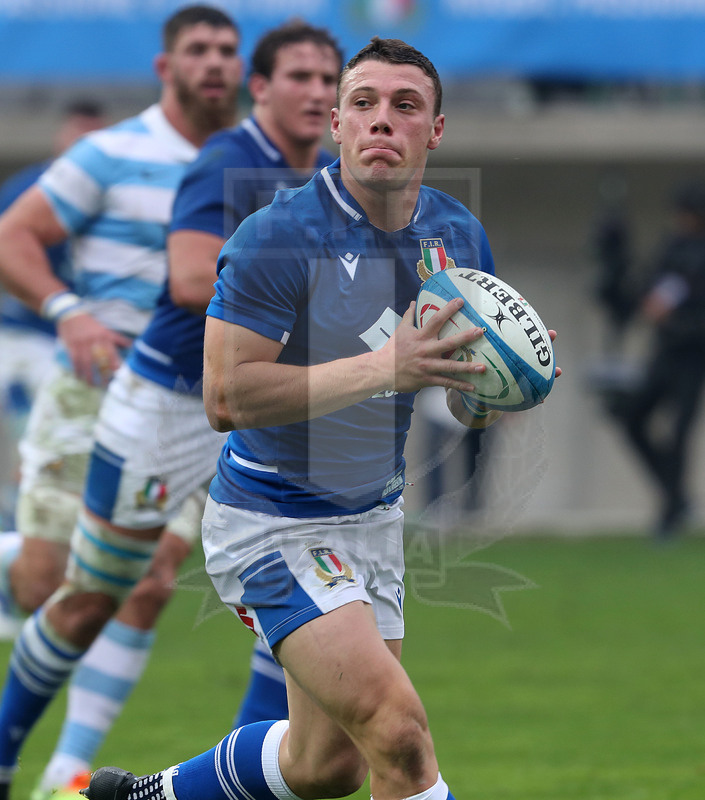 Autumn Nations Series 2021, Treviso, stadio di Monigo 13/11/2021, Italia v Argentina, Paolo Garbisi. Foto Daniele Resini/Fotosportit