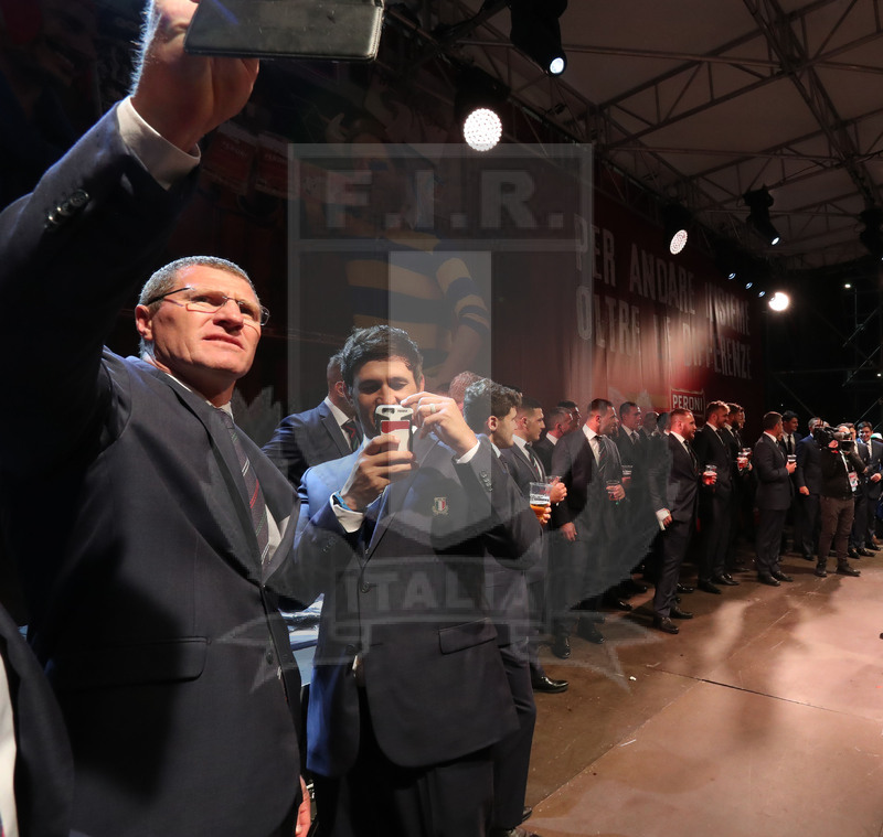 Guinness Sei Nazioni 2020, Round 3, Roma, Stadio Olimpico 22/02/2020, Italia v Scozia, "Terzo tempo" al Peroni village con gli Azzurri,