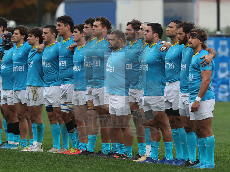 Nazionale A, Test Match 2021, Padova, stadio Plebiscito 14/11/2021, Italia A v Uruguay, la squadra uruguiana all\