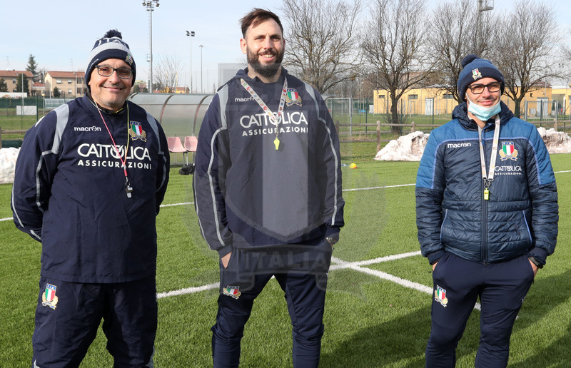 Sei Nazioni 2021, Parma, Cittadella del Rugby 12/01/2021, raduno della Nazionale U20, sessione di allenamento,
