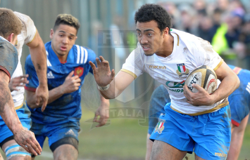 Test match U18, Badia Polesine 24/02/2018, Italia U18 v Francia U18, Michael Mba.