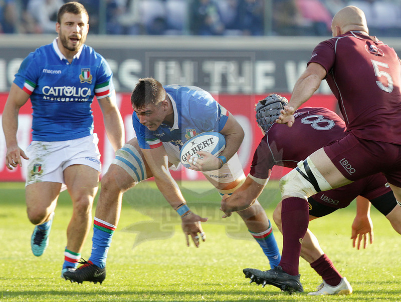Cattolica Test Match 2018, Firenze, stadio Artemio Franchi 10/11/2018, Italia v Gorgia, Jake Polledri. Daniele Resini/Fotosportit