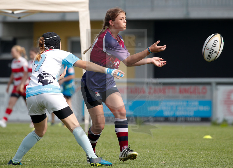 Finali Trofeo Interregionale U16 e Coppa Italia Femminile Seniores Femminile "Trofeo Rebecca Braglia", Calvisano (BS), Pata Stadium, 2-3 Giugno 2018. Un momento durante le fasi di qualificazione alle Finali della Coppa Italia Seniores Femminile e del Trofeo Interregionale Underr 16. Foto: Roberto Bregani @ fotosportit